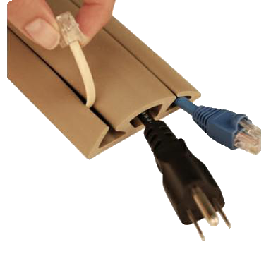 A standard cord protector